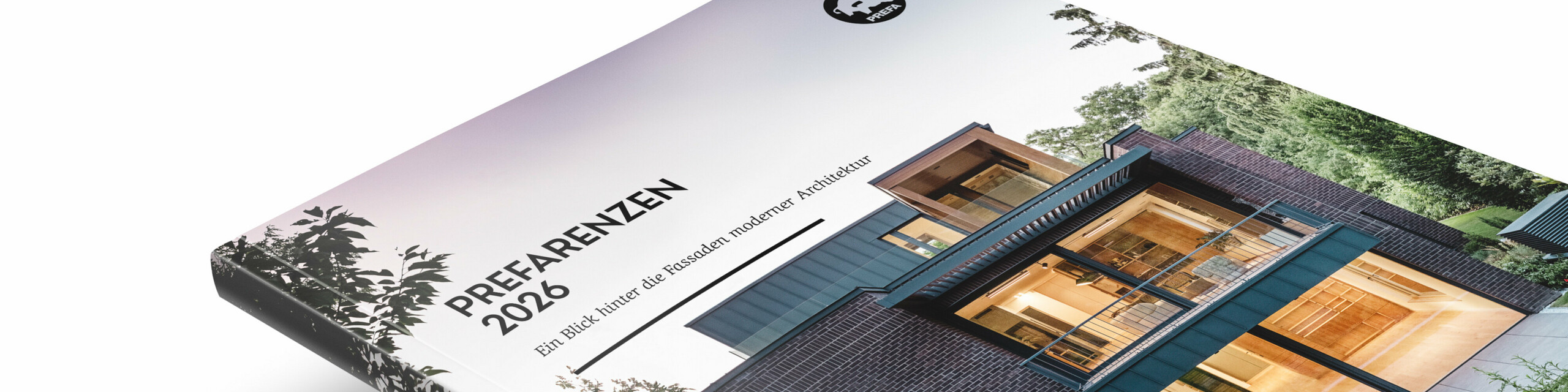 The picture shows a PREFARENZEN book lying closed on a white background.