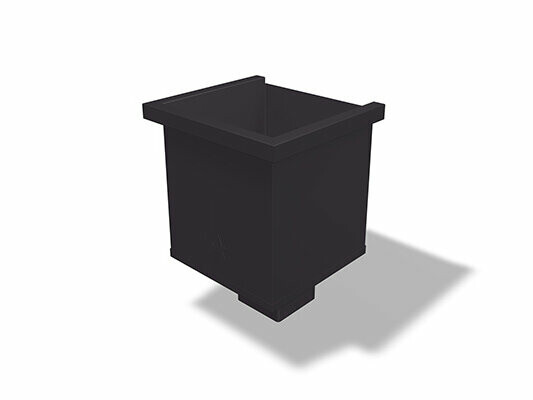 PREFA leader head for the PREFA square downpipe