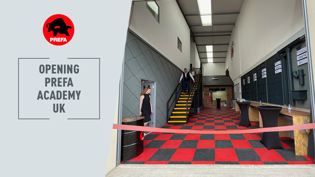 Thumbnail of the PREFA Academy opening in the UK.